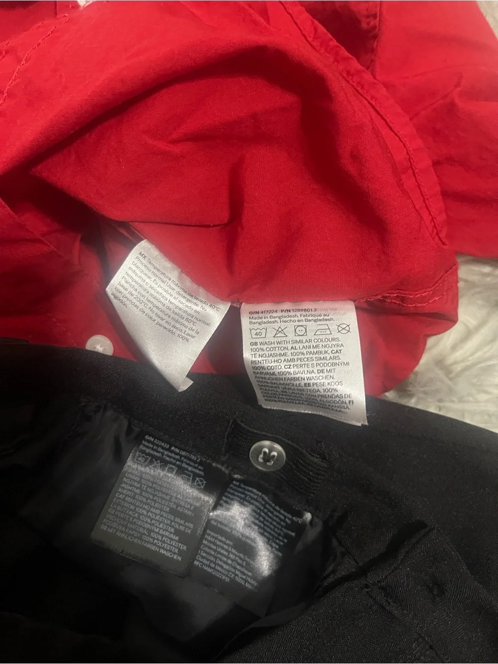 H&M crisp red